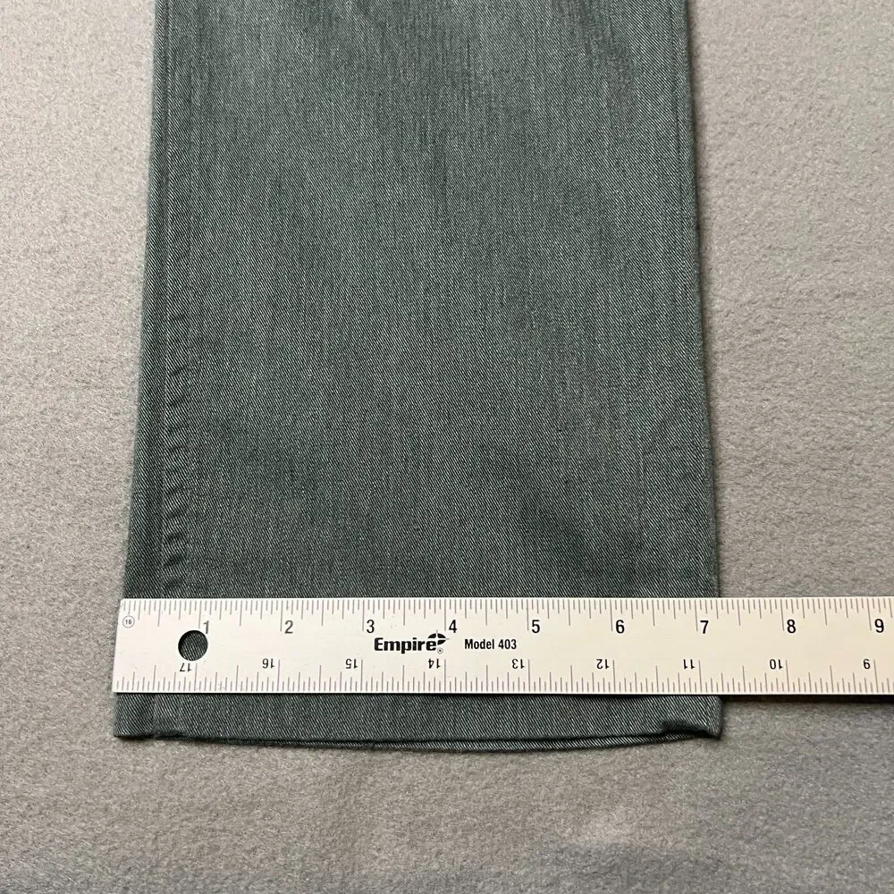 Head Porter Plus Chino Pants Men's Large Green Casual Flat Front Straight Leg